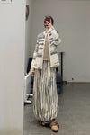 SWAYING/KNIT Beaded Pendant Jacket SW22AW1T94 White/Black Brown